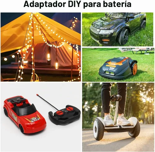 Vista 2 de Convertidor descendente de 20 V a 12 V para batería Dewalt, adaptador de corriente de batería de voltaje CC, regulador de convertidor Buck de 20 A