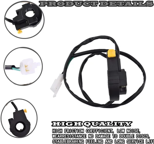 Vista 4 de Conjunto de acelerador e interruptor de apagado, componentes del kit de motor Qauick de 69 cc y 80 cc para bicicletas