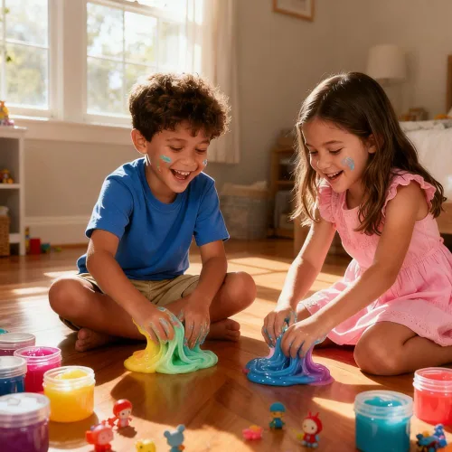 Vista 2 de Paquete de 24 slime de mantequilla para niños, recuerdos de fiesta, rellenos de bolsas de golosinas, juguete para ansiedad, rellenos de calcetines