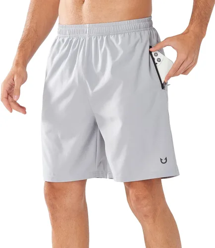 Vista 3 de NORTHYARD Pantalones cortos deportivos para correr para hombre, de secado rápido, ligeros, deportivos, gimnasio, baloncesto, 7 pulgadas, 9 pulgadas