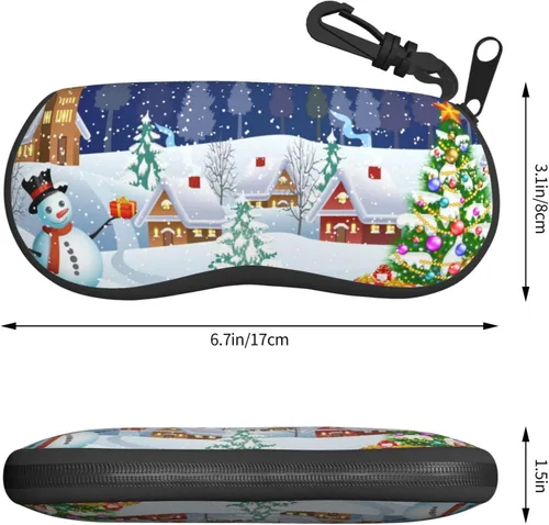 Vista 3 de Garlaibi Gafas de sol Soft Case Ultra Light Neopreno Cremallera Gafas Caso