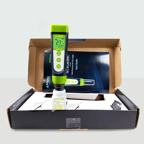 Vista 5 de Apera Instruments AI103G Serie GroStar GS3 EC/500ppm/700ppm Kit de Probador de Lápiz con Sonda EC de Titanio Reemplazable para Prueba de Calidad