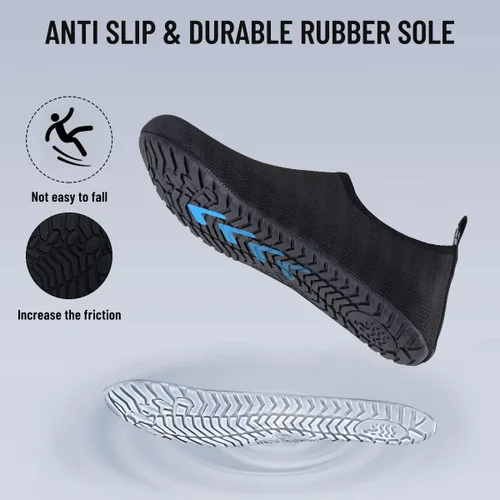 Vista 5 de Zapatos de agua, zapatos descalzos para hombre y mujer, para playa, piscina, secado rápido, para deportes acuáticos, yoga