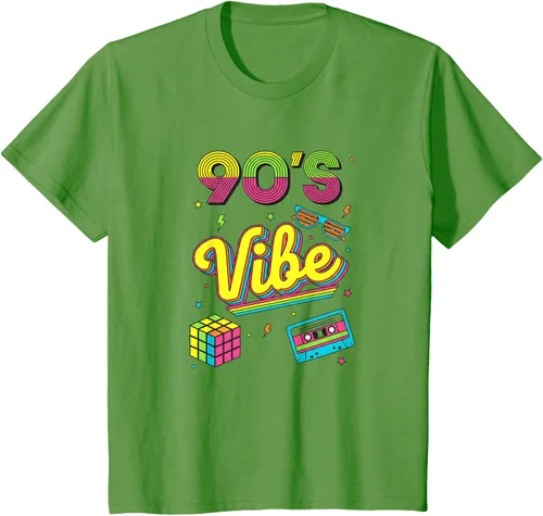 Vista 86 de 90s Nostalgia Retro Apparel - 90'S Vibe Retro T-Shirt Negro