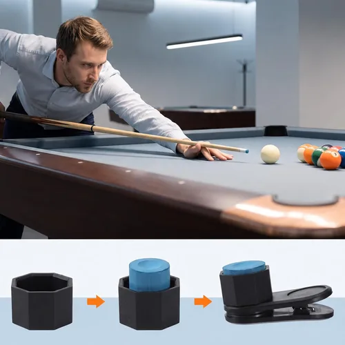 Vista 6 de Octagon - Soporte para tiza de piscina con clip magnético