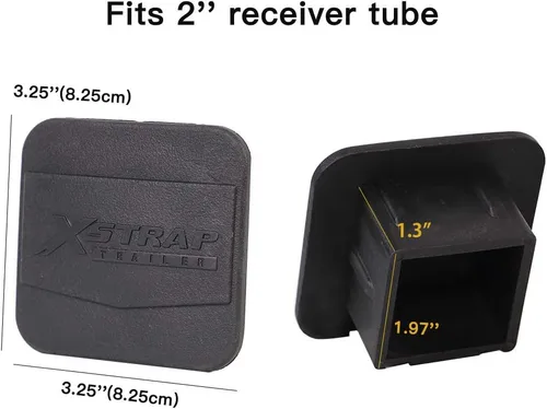 Vista 4 de XSTRAP STANDARD Cubierta de enganche de remolque de 2 pulgadas, enchufe