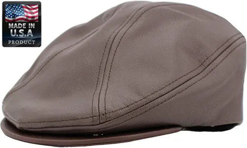 Vista 2 de Gatsby Ivy Collection Classic Newsboy Cabbie Applejack - Gorras de cuero