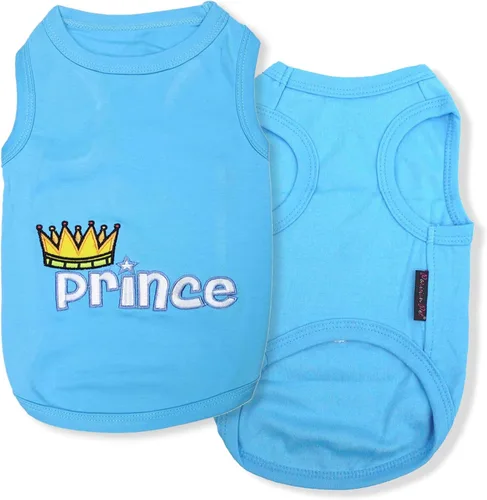 Vista 39 de Camiseta para perro Parisian Pet con palabras bordadas "Es mi cumpleaños" - Camiseta sin mangas para cumpleaños de perro - Chaleco ligero