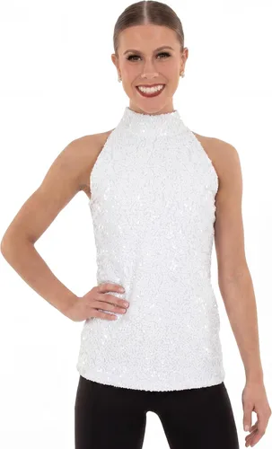 Vista 11 de Alexandra Collection Vestido de túnica con lentejuelas brillantes para mujer, solo para Kix Negro