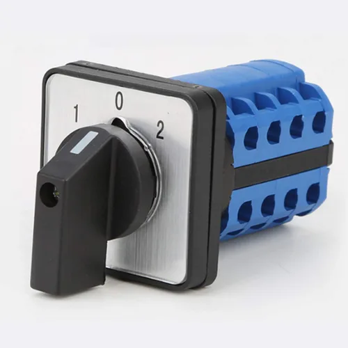 Vista 5 de Interruptor selector de cambio universal, interruptor de transferencia de energía, 3 posiciones 16 terminales, LW26-63/4 380V 63A Motor, Generadores