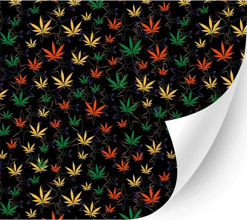 Vista 14 de 4/20Cannabis Orajet 3164 Vinilo adhesivo brillante (hojas coloridas de cannabis, 11 x 12 pulgadas) – Vidrio para automóvil, calcomanías