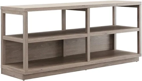Vista 8 de Thalia - Soporte rectangular para TV de hasta 60" en color marrón aliso