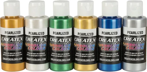 Vista 8 de Createx Colors - Set de pinturas para aerógrafos, colores primarios, 2 onzas