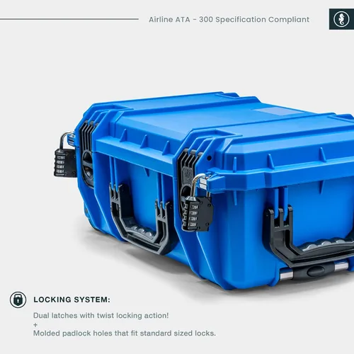 Vista 5 de Seahorse Protective Equipment Cases Estuche de transporte SE830 Negro