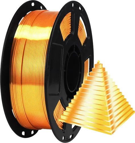 Vista 16 de Bblife - Filamento PLA multicolor de arcoíris, brillante, cambia rápidamente de color y tiene un efecto sedoso, material para impresión 3D, 2.2