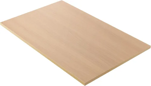 Vista 41 de 36x20 pulgadas Mesa Negra Universal, Escritorio Sólido de Una Pieza, Encimera Reversible de Melamina, Dobles Escritorios, L-Escritorio DIY