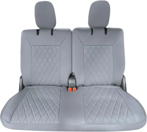 Vista 7 de FH Group Fundas de asiento de automóvil de ajuste personalizado específicamente hechas para Ford Explorer Base 2020-2024, fundas de asiento Negro