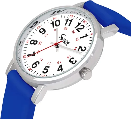 Vista 2 de Speidel Original Scrub Watch para enfermeras, profesionales médicos y estudiantes - Varios colores médicos de exfoliación, dial de fácil lectura