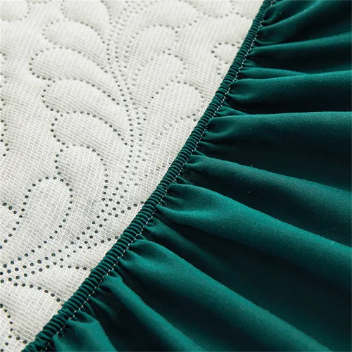 Vista 6 de Protector de colchón impermeable, transpirable, suave, para colchón de 6 a 18 pulgadas, funda de colchón lavable sin ruido para dormitorio, hotel