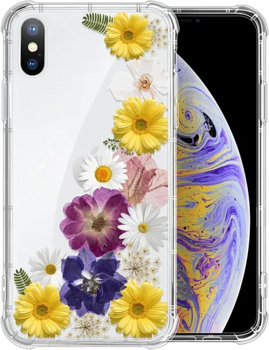Vista 13 de Funda compatible con iPhone X/Xs, TPU suave, transparente, a prueba de golpes, funda protectora transparente para iPhone X/XS, alpaca