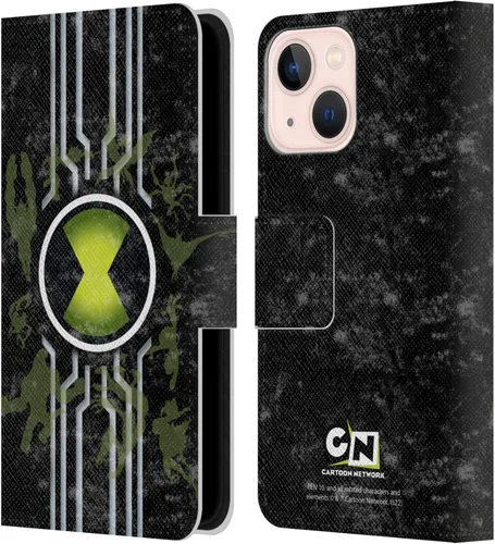 Vista 7 de Head Case Designs Officially Licensed Ben 10: Alien Force Ben's Jacket Graphics Leather Wallet Case Compatible with Apple iPhone 13 Mini