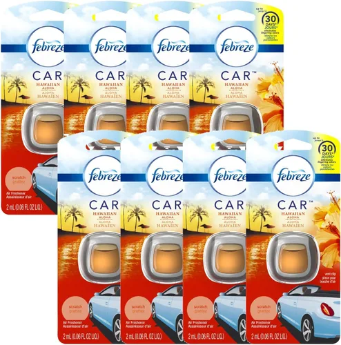 Vista 27 de Febreze AUTO - Clip de ventilación aromatizante para automóvil Ember, 0.07 onzas. Clip de ventilación para automóvil, paquete de 2 (EMBER)