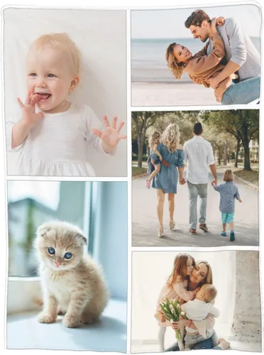 Vista 11 de Mantas personalizadas con fotos, mantas personalizadas con imágenes para mamá, adultos, bebés, padres, amigos, amantes, perros, mascotas