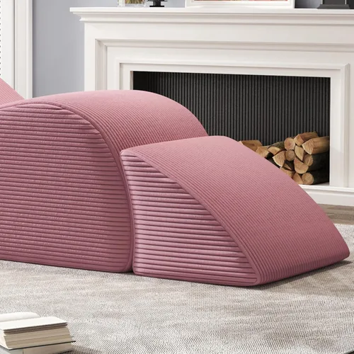 Vista 3 de Sillas de yoga para adultos, silla de salón ergonómica para interiores con bolsillo lateral, cojín lumbar, otomana, silla de yoga perfecta