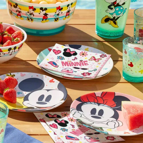 Vista 3 de Unique Disney Iconic Minnie Mouse - Servilletas de papel para bebidas, 5 x 5 pulgadas, 16