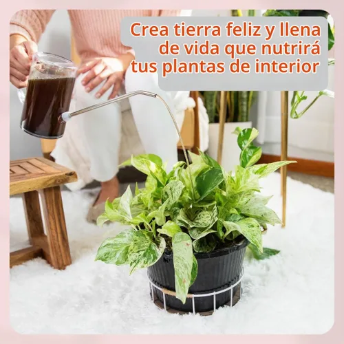 Vista 4 de Soporte instantáneo para plantas Probióticos de suelo y micorrizas para plantas de interior y jardines de interior Sin olor - Sin polvo - Sin