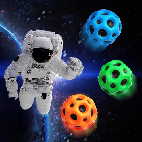 Vista 4 de ZHEBAG Super High Jumping Ball,Extreme High Bouncing Ball, Super High Bouncing Ball, Children's Sensory Ball, Athlete Training Ball