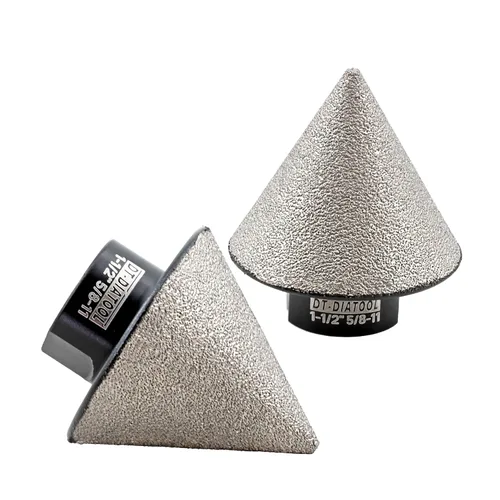 Vista 40 de DT-DIATOOL Brocas biseladas de diamante - Broca de corona de diamante de 4/5 pulgadas x 5/8"-11 rosca para agrandar, recortar, dar forma a agujeros