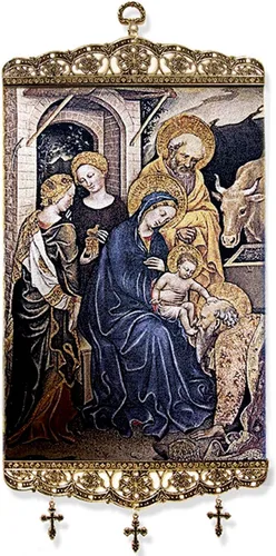 Vista 19 de Religious Gifts Icono de tapiz católico ortodoxo de San Arcángel Gabriel, 17 pulgadas