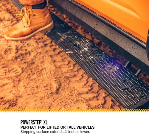 Vista 3 de RealTruck AMP Research PowerStepXL Compatible con Ford F-250/F-350 2022 - 2024 (solo modelos Sync 4) 77242-01A Escalones eléctricos