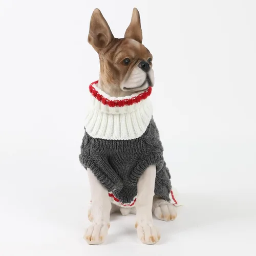 Vista 2 de HAPEE Ropa para mascotas El suéter de perro de gato a cuadros de diamantes, accesorios para perros, ropa para perros, estilo clásico de diseño
