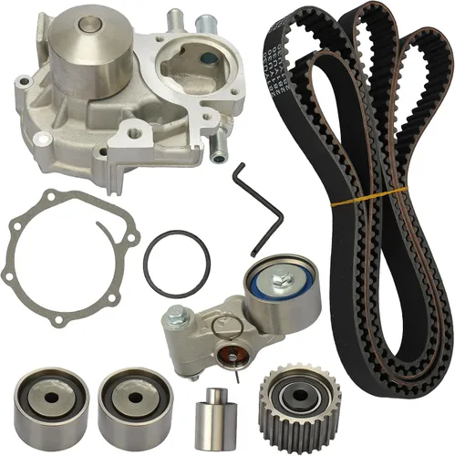 Vista 16 de IRONTEK Kit de correa dentada con bomba de agua para Mazda Miata 1994-2005, 1994-1995 para Mazda MX-3, 1995-1998 para Mazda Protege, 1995-1997
