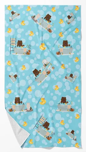 Vista 18 de Caroline's Treasures WDK5738BTLG Airedale - Toalla de baño grande para bañera