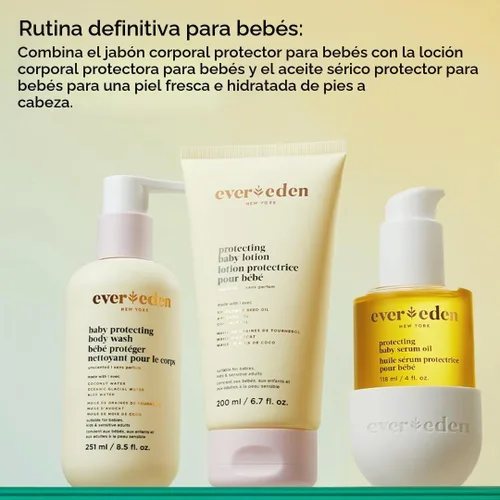 Vista 6 de Evereden - Gel de baño y champú sin perfume para bebé, 2 en 1, probado por dermatólogos