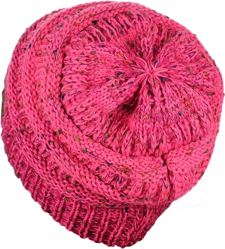 Vista 337 de C.C Trendy Warm Chunky Soft Stretch Cable Knit Beanie