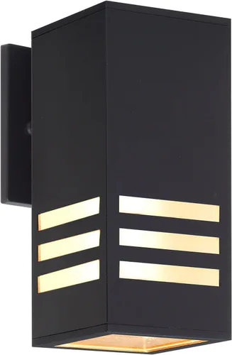 Vista 21 de Lámpara de pared para exteriores, iluminación exterior – Listado ETL, aluminio fundido a presión antioxidante, impermeable, diseño de cilindro