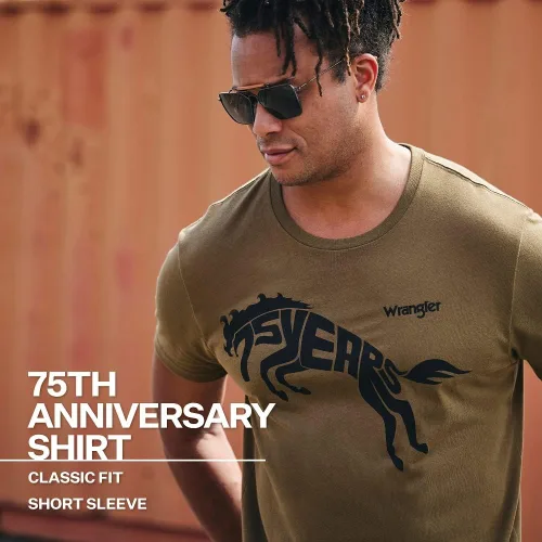 Vista 5 de Wrangler Camiseta para hombre 75 aniversario