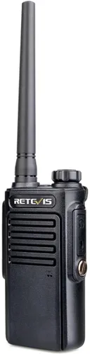 Vista 15 de Retevis Walkie Talkies impermeables RT47 IP67 con micrófono, construcción Negro
