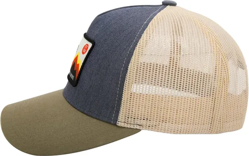 Vista 4 de Jeep Have Fun Out There Trucker Snapback - Sombrero gris y verde militarcrema, GrisVerdeCrema
