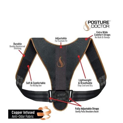 Vista 2 de Corrector De Postura Unisex doctor posture