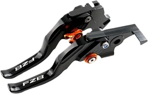 Vista 16 de 2025 New Brake Clutch Lever Motorcycle CNC Adjustable Brake Clutch Levers Compatible with Yamaha FZ8 FZ 8 Fz8 FAZER 2011-2015(Long Black)