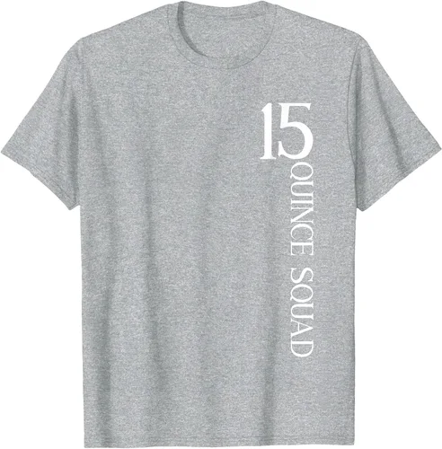 Vista 55 de Quince Squad Quinceanera 15th Birthday - Camiseta de quinceañera para niñas Asphalt Grey