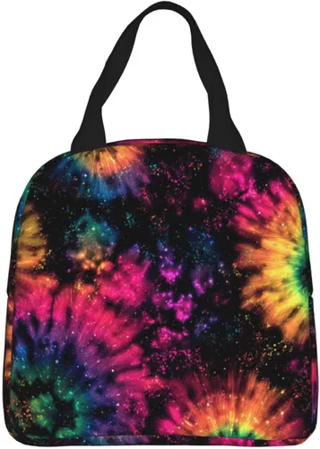 Vista 11 de Lonchera con diseño a cuadros azules aislada, bolsa térmica para almuerzo para adultos, niños, niñas, mujeres, oficina, trabajo, escuela, picnic