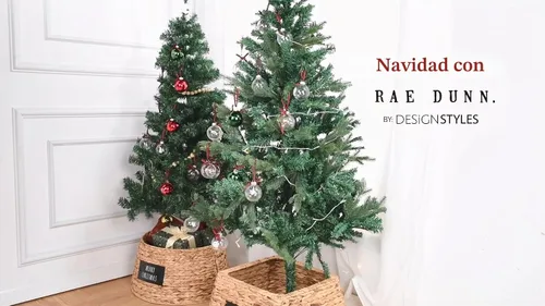 Vista 7 de Rae Dunn Collar de árbol de Navidad – Decoración de base para cubrir el soporte del árbol de Navidad artificial – Decoración rústica y de granja
