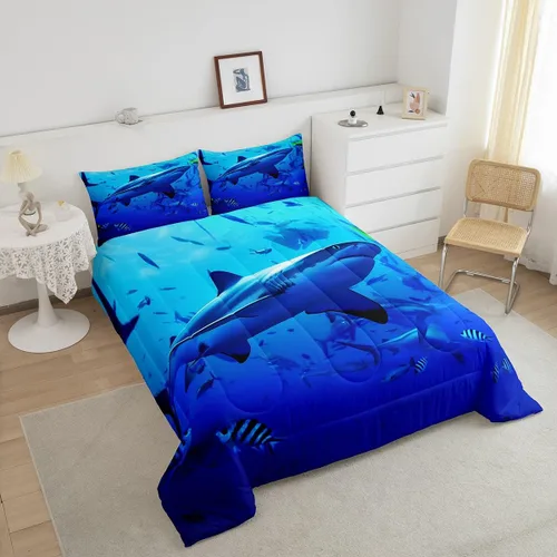 Vista 112 de Erosebridal Juego de edredón de hojas de cannabis, juego de ropa de cama de marihuana con estampado colorido de plantas, decoración bohemia de 2
