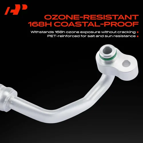 Vista 3 de A-Premium Conjunto de manguera de línea de descarga de A/C compatible con Honda HR-V, 2016-2022, 1.8L, compresor a condensador